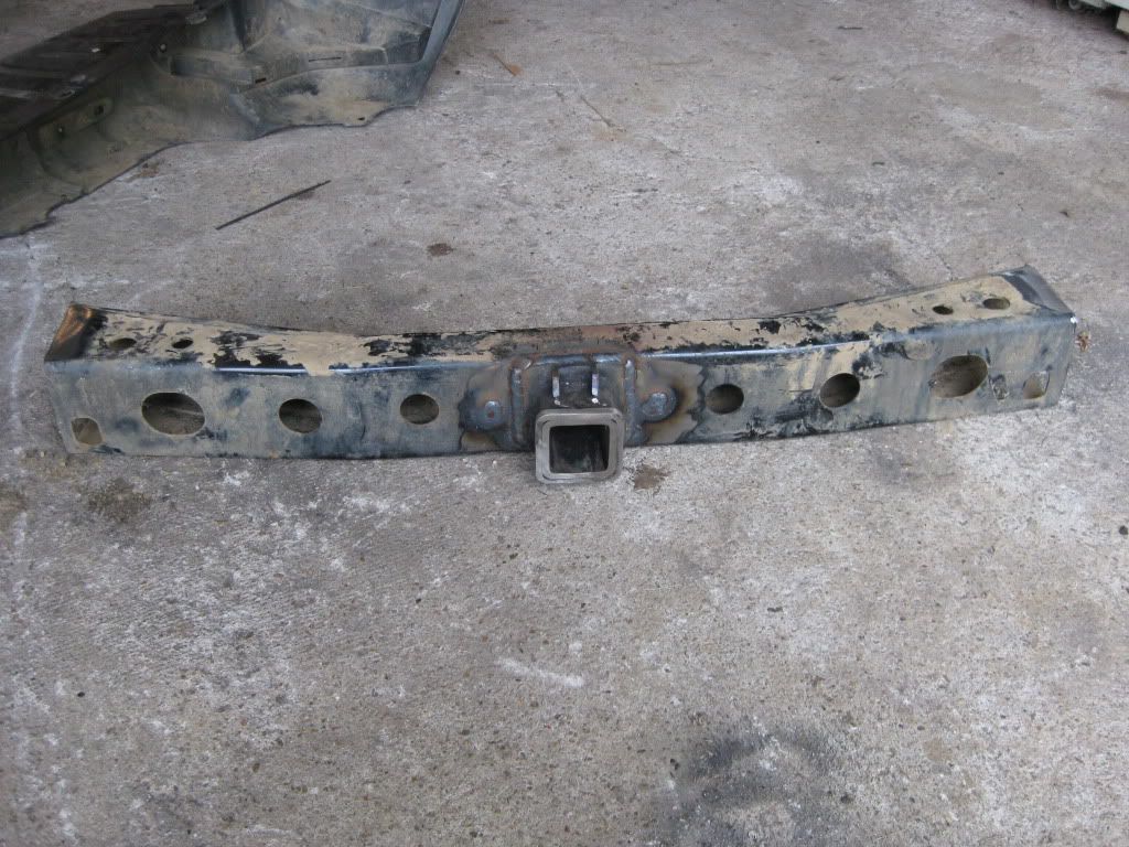 My Rear Bumper,Crossmember Mod , Max Departure Angle Toyota FJ