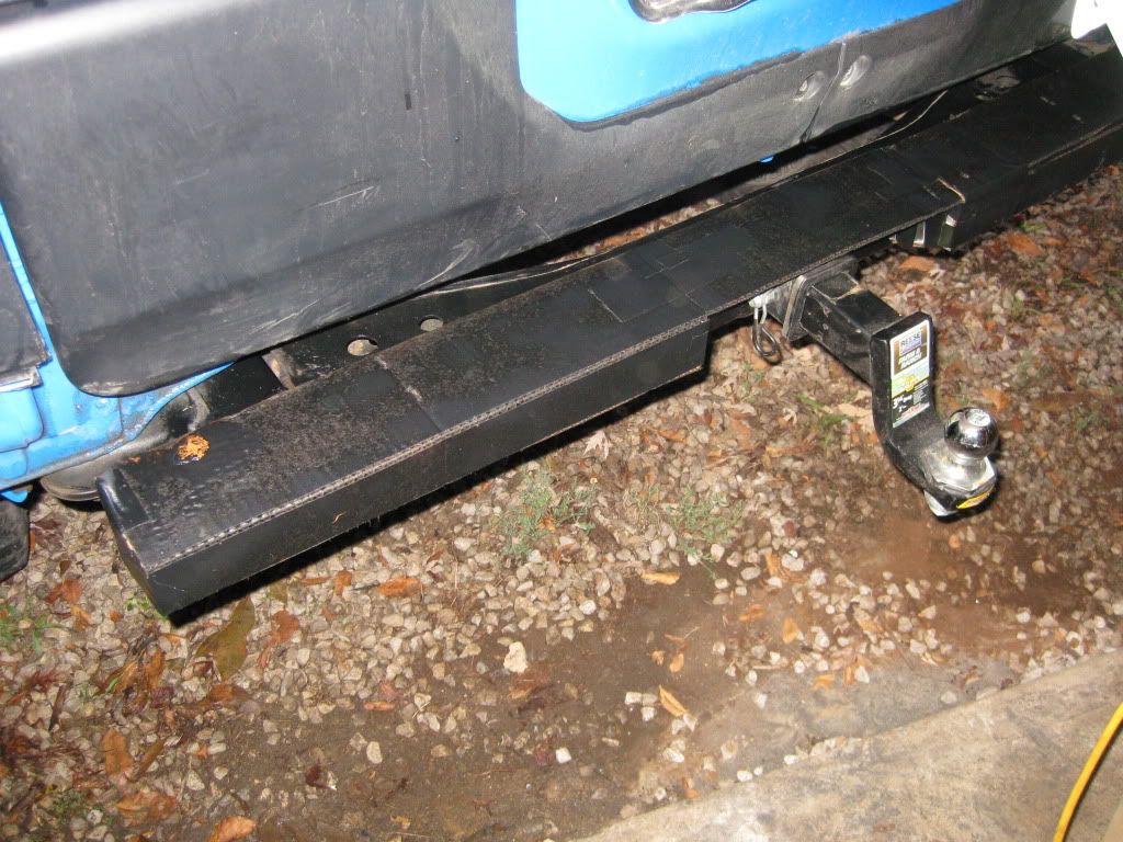 My Rear Bumper,Crossmember Mod , Max Departure Angle Toyota FJ