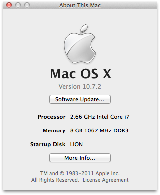 MacOSX 10.7 Final Release (Build 11A511) + 10.7.2 Combo Update