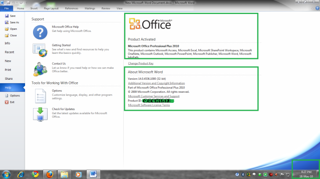 Activar Y Validar Microsoft Office Professional Plus 2010 -