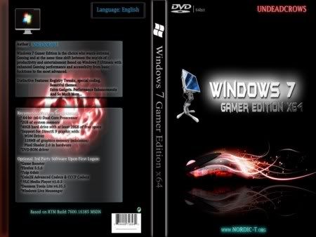Windows 7 Gamer Edition /x64