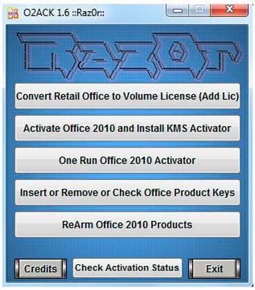 Activator office 2010 activation and conversion kit 1.6 by raz0r - активато
