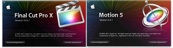 Final Cut Pro X 10.0.1 + Motion 5.0.1 (Sep 20, 2011) (Mac)