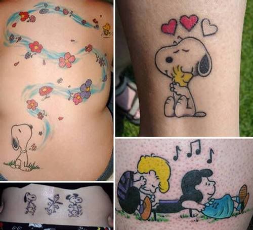 Snoopy themed tattoos. Posted by mimi at 1:22 AM 0 comments