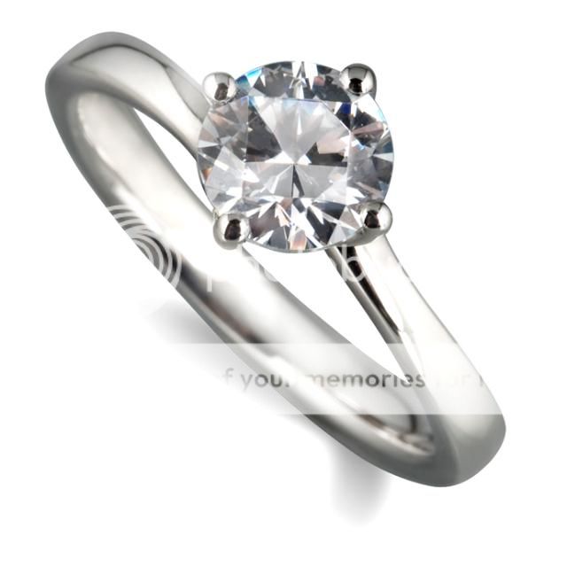 VS2 0 50ct Engagement Ring GIA Certified Diamond Brilliant Cut 18K