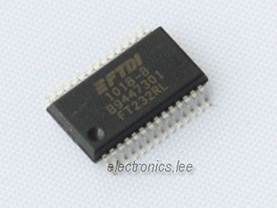 pcs FT232RL IC USB TO SERIAL UART 28 SSOP FTDI  