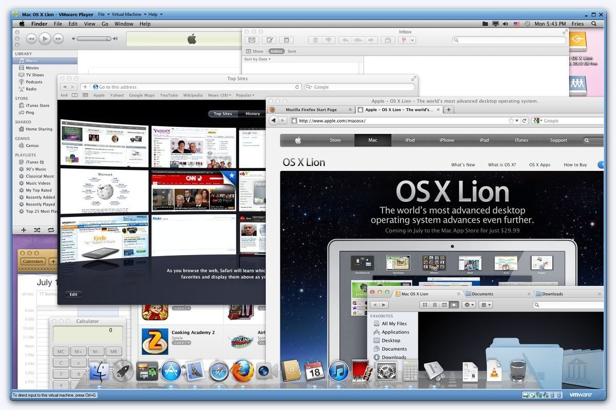 Mac OS X 10.7 Lion Gold Master FINAL (11A511) Windows VMware Mac OS X 10.7 Lion Gold Master FINAL (11A511) Windows VMware