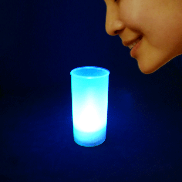 50 x LED Candle Light 7 Color Change Sensor Flicker New