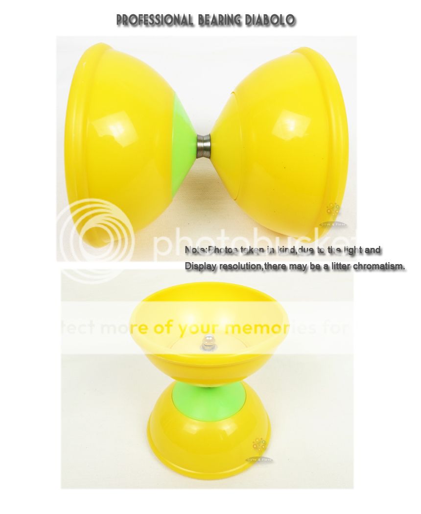 Pro 1 Bearing Diabolo Large Thicken Chinese yoyo Toy 4.92 Gift New