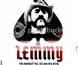 Lemmy, 49% motherfucker, 51% son of a bitch